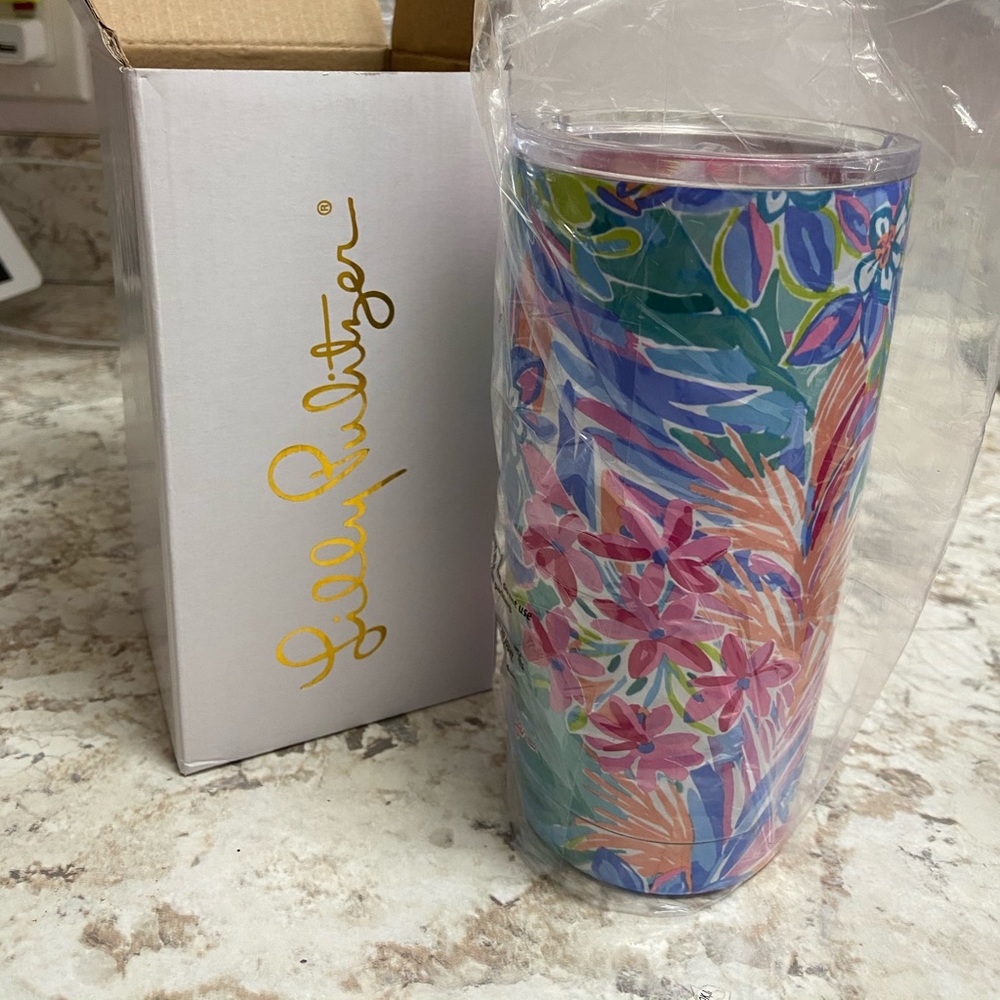 Lilly Pulitzer "it was all a dream" tumbler
